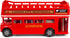 London Double Decker Bus Open Top - Red Motormax 76008 - 4.75" Diecast Model Toy Car