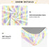miaozhen 1 Pack 52x28 Cotton Crib Sheets for Baby Boys Girls Ultra Soft Leaves Cartoon Unisex Child Crib Sheets