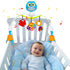 Baby Stroller Arch Toy with Music & Lights - Adjustable Activity Arch & Play Accessories for Infants in Strollers