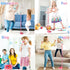 Kids Adjustable Standing Microphone, Karaoke Machine with Stand for Singing, Musical Toys for 3 Years Old Boys Girls