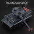 RC Tanks, 1:28 WW2 German Tiger Army Tank Toys, 9 Channels Remote Control Vehicles with Sound Light for Boys Girls