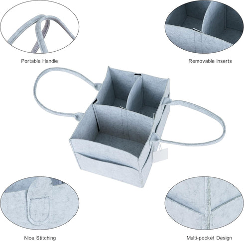 Generic Artemisa - Baby Diaper Caddy Organizer - Includes Changing Mat - Changing table organizer - Baby Baskets