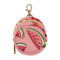 YETTASBIN Watermelon Portable Pacifier Holder Case with Metal Hook Buckle & Zipper for