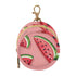 YETTASBIN Watermelon Portable Pacifier Holder Case with Metal Hook Buckle & Zipper for