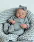 17-Inch 3+ FOCKOF Realistic Reborn Baby Dolls Girl Soft Vinyl Lifelike Real Life Baby Dolls Babe Reborn Accessories