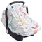 ZJMCAJY Baby Car Seat Cover, Infant Carrier Canopy for Boys Girls with Two