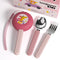 Bentoheaven Kids Travel Utensils with Case, Food-Grade Stainless Steel & BPA-Free Plastic, Reusable Flatware for Kids