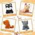 Sumind 9 Pcs Mini Plush Dog Stuffed Animals Bulk Dog Plush Party Favors Small Soft Plush Dog Toy for Goodie Bag Fillers Kids Baby Show Birthday Valentine's Day Gift(Vibrant Puppy)