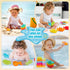 1-3 11PCS 2-4 Baby Bath Toys for Kids Ages Mold Free Bath Toys for Toddlers with Colorful Floating Boats and Spoons