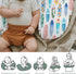 Summer Colorful Surfboards Nursing Pillow Covers for Boy Girl Surfing Nursery Feeding Pillowcase for Breastfeeding