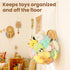 Poefditev Hammock (1 Stuffed Animal Storage Plushie Net Large Stuffed Animal Net Corner for Kids' Wall Room Decor