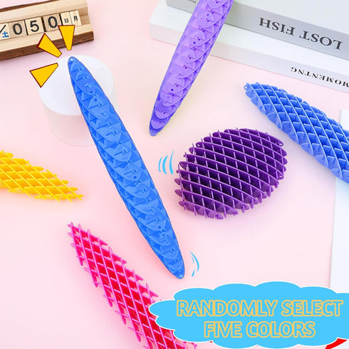 donciety 12Pcs Valentines Day Gifts for Fidget Worm, Worm Fidget Toy, Resistance Fidget Toys Adults Stress Anxiety
