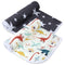 2Pcs Dinosaur Change Mat Diaper Changing Pads, 3Layers Waterproof, Foldable Absorbent Mats for Women, 24''x30''