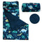 PHF Toddler Nap Mat with Removable Pillow and Minky Fleece Blanket, Dinosaur Design for Kids