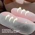 NOENNULL W Shaped Pillow for Women Cotton Adjustable Belly Support Maternity Wedge Pillow for Side Sleepers (Pink)