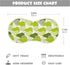 decor gift 4 Pack 22x11in Cotton Muslin Burp Cloth Breathable Cartoon Green Pear Fruit Baby spit up Rags for Unisex