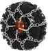 INJORA 55-65mm 1.0" Snow Chain Tires for TRX4M, SCX24, FCX24 1/18, 1/24 RC Crawler Upgrade