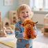 HoCutela Kid 10.5 inch Highland Cow Stuffed Animal Farm Toy, Realistic Highland Cow Plush, Scottish Cow Plush Toy, Farm