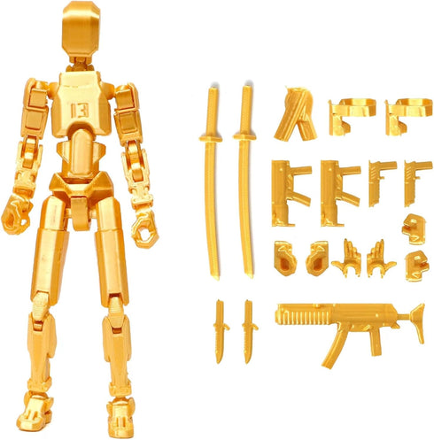 T13 Action Figure, Titan 13 3D Printed Action Figure, Lucky 13 Action Figure, Nova 13 Dummy 13 Action Figure