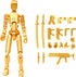 T13 Action Figure, Titan 13 3D Printed Action Figure, Lucky 13 Action Figure, Nova 13 Dummy 13 Action Figure