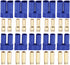 Hobbypark 5 Pairs EC5 Banana Plug Connectors - Female Male 5.0mm Gold Bullet Connector for RC Devices