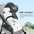 AMACOOL Battery Operated Stroller Fan, Flexible Tripod Clip On with 3 Speeds, Rotatable Handheld (Black)