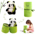 Emoin Panda Stuffed Animals 11.8 Inch Bamboo Plush Toy, Panda Pillow, Plush Panda Bear Doll Gifts for Boys Girls