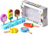 Wooden Ice Cream Toy for Kids, Pretend Play Food Toys Ice Cream Shop Playset for Ages 3-6