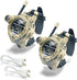 Walkie Talkie for Kids - Rechargeable Spy Walkie Talkies Watch, Two-Way Radio with Flashlight for Outdoor Games (2 Pack)