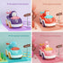 4 Pack Animal Cartoon Push Cars, Educational Toys for 1+ Year Old Girl Birthday Gift, Baby Toys