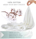 100% Pack 4, 47 47 inches,Gift Muslin Swaddle Blankets,Baby Swaddling Blankets for New Born, Baby Receiving Blankets