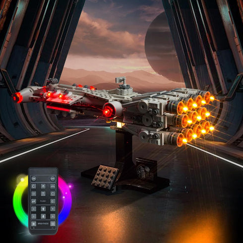 BrickBling LED Light Compatible with Lego 75376 Tantive IV, Remote Control Version Lighting, No Model Included