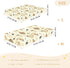 decor gift 1 Pack Japanese Cloud Flower Crane Beige Baby Crib Sheets for Boys Girls Cotton Baby Playard Sheet Soft