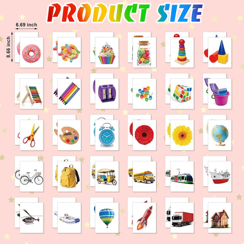 60 Pieces Jumbo Memory Matching Game 30 Pairs Giant Memory Matching Game Educational and Learning Matching Cards for Preschool Outdoor Indoor Activities Holiday Party Supplies