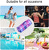 Haskirky 2 Blue Purple Bold Plaid Pcs Cloth Diaper Wet Dry Bags,Waterproof and Washable Bag for Travel Reusable Wet Bag