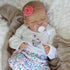 JIZHI Lifelike Reborn Baby Dolls - 17-Inch Soft Body Realistic-Newborn Dolls with Feeding Kit Gift Box