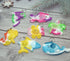 Goodangie00 Summer Bulk Turtle Octopus Dolphin Mermaid Shark Fish Ocean Mini Pop Fidget Toys for Students Prize, Party