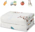 2-Pack Baby Muslin Swaddle Blankets, 47 x 47 Inches Soft Breathable Bamboo