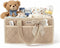 Diaper Caddy Organizer For Changing Table,Dutch Velvet Baby Diaper Caddy With 3