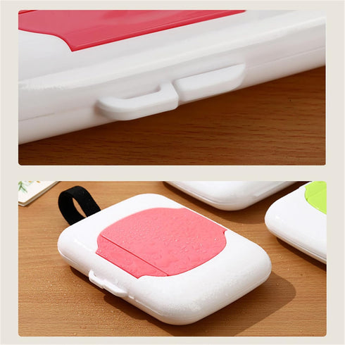 Reusable Wet Wipe Container for Strollers - Travel-Friendly Dispenser