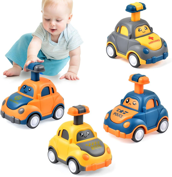 Car Toys for 1 2 3 Year Old Boy Girl, First Birthday Gifts for Toddler Toys Age 1-3 Years