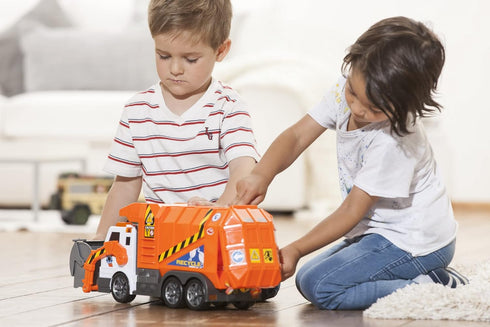 Dickie Toys Action Series Garbage Truck with Lights & Sounds