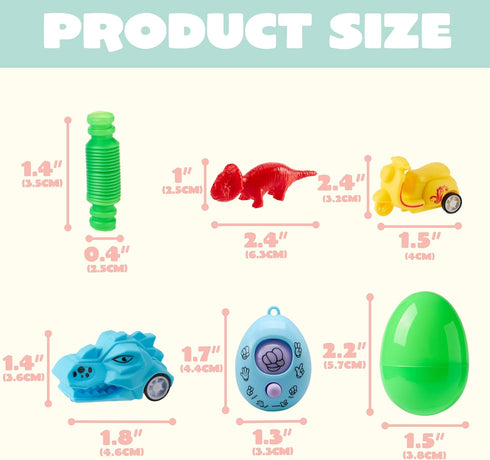 160 JOYIN PCS Prefilled Easter Eggs with Assorted Toys, Easter Stuffed Eggs for Egg Hunt Supplies, Basket Stuffers