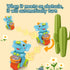 3 4 5 6 7 8 Baby Elephant Musical Crawling Toy with Lights, Sounds, Blowing Ball, Infant Sensory Toys, Birthday Gifts