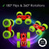 Haktoys 2 Pack Mini Remote Control Stunt Car, High Speed RC Rotating & Tumbling Double-Sided Toy Vehicle for Kids