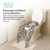 DOLU NUVE 2+, Toilet Training Seat with Ladder, Potty Chair with Non-Slip Steps and High Splash for Kids and Toddlers