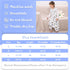 WONDAY Toddler Sleep Sack with Legs, 0.5T Cotton Sleeveless Baby Sleep Bag, Wearable Blanket for 2t-3t