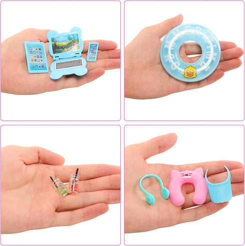 Miunana 36 PCS Boy Doll Travel Outfits for 4-6 Inch Doll, Includes 20 PCS Tops and Pants