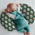 Red and Green Christmas Baby Nursing Pillow Covers for Boy Girl Santa Bear Trees Candy Bows Stripes Nursery Pillowcase