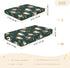 Mazeann 52" 28" 9" Birds Mallard Ducks Crib Sheets Soft Breathable Fitted Cotton Baby Crib Sheets Mattress Cover
